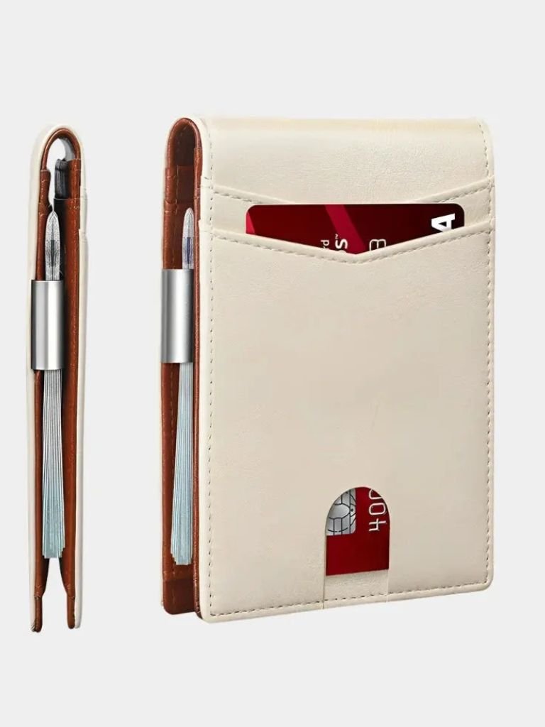 Carbon Fiber Anti RFID Minimalist Wallet - Cross & Crown