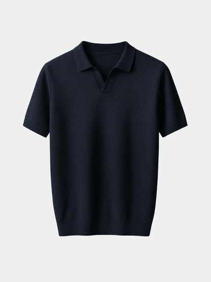 Old Money Cotton Polo Shirt - Cross & Crown