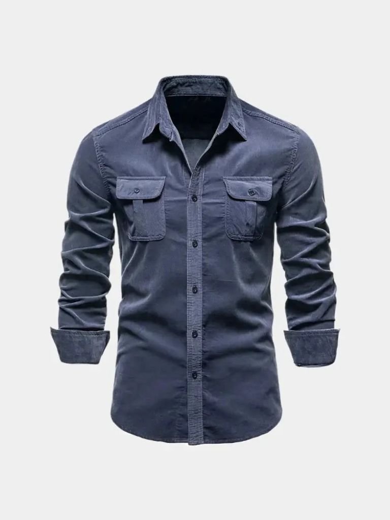 Casual Business Corduroy Shirt - Cross & Crown
