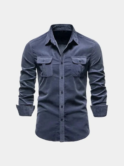 Casual Business Corduroy Shirt - Cross & Crown