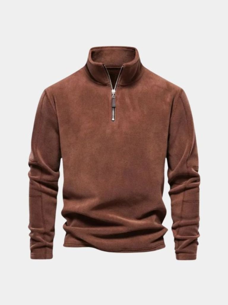 Alpine Quarter-Zip Sweater - Cross & Crown