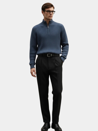 Classic Highland Quarter-Zip Sweater - Cross & Crown