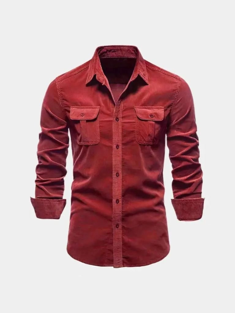 Casual Business Corduroy Shirt - Cross & Crown