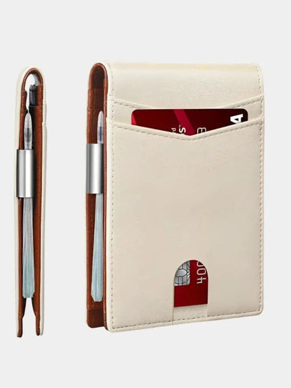 Carbon Fiber Anti RFID Minimalist Wallet - Cross & Crown